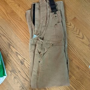 Carhartt insulated quilted overalls